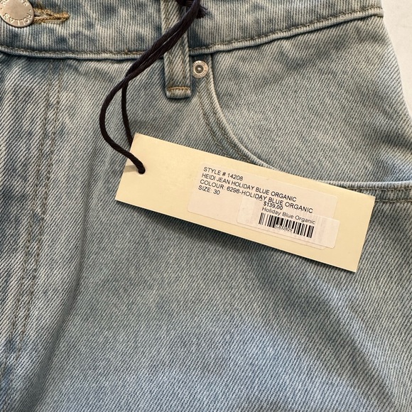 ROLLA'S Light Blue Straight Leg Jeans - Picture 3 of 3